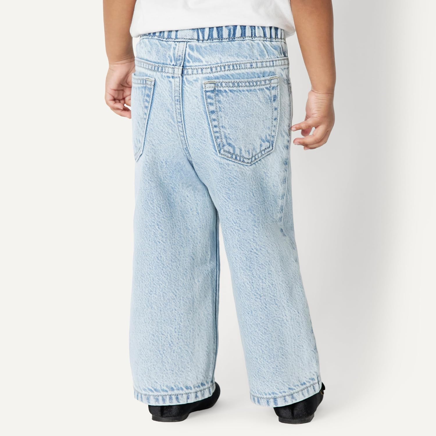 Thumbnail 3 de Amazon Essentials Soft Stretch Wide-Leg Denim Jeans for Toddlers & Little Kids
