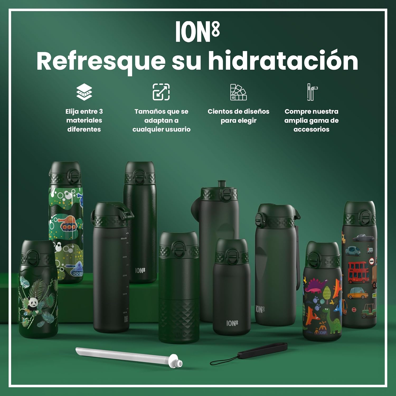 Thumbnail 6 de ION8 Botella Térmica Niños Acero Inoxidable 320ml 🚰