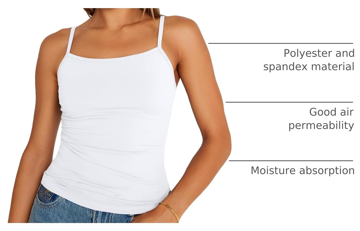 Thumbnail 3 de Trendy Queen Adjustable Camisole Tank Top