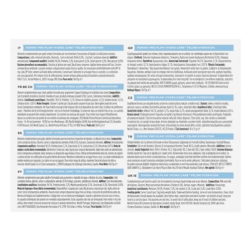 Detalle de PURINA PRO PLAN Hydra Care Per Idratazione Gatti Adulti, 10 Bustine da 75g