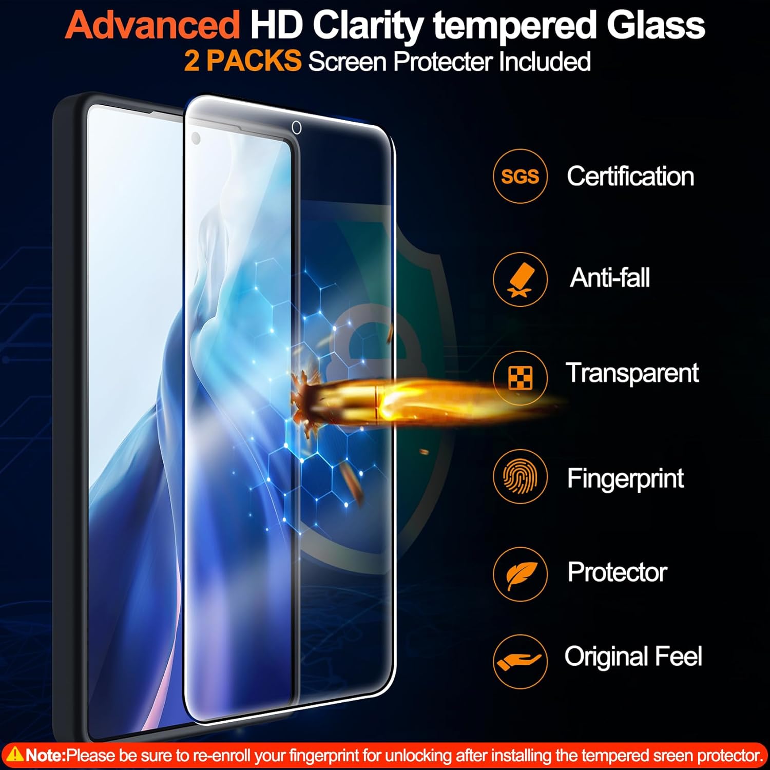 Detalle de MOZOTER Galaxy S25 Ultra Clear Case with Kickstand, MagSafe Compatibility
