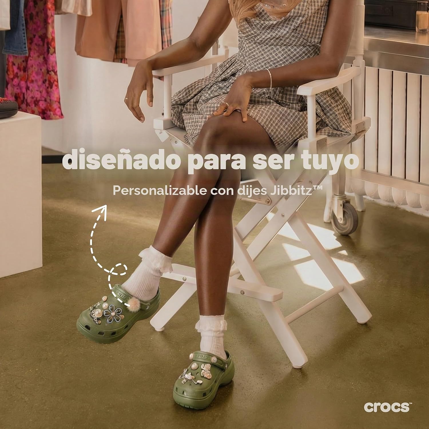 Detalle de Crocs Classic Clog 42-43 EU Army Green: ficha de compra