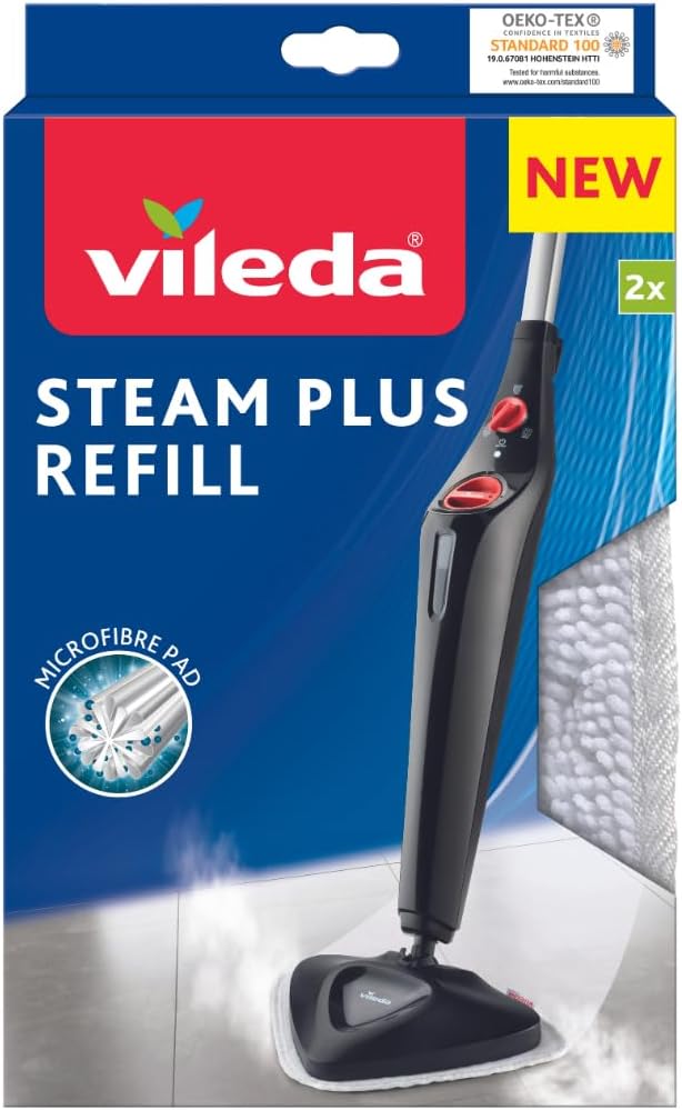 Detalle de Vileda Steam Mop Refill Pads, Pack of 2