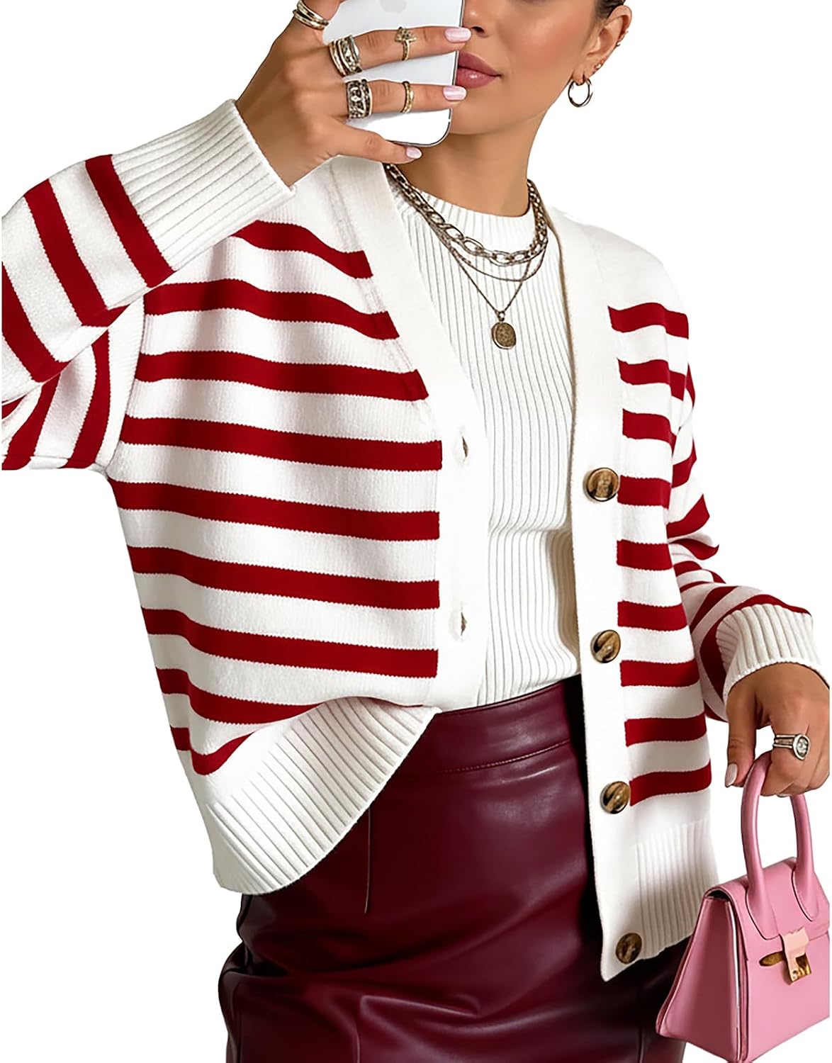Thumbnail 6 de Truwelby V neck cardigan Long sleeve