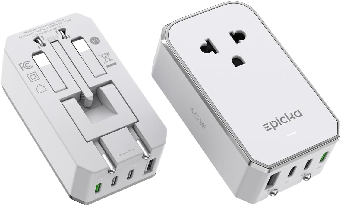 Detalle de EPICKA Universal Travel Adapter 40W