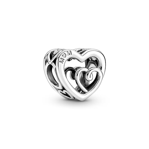 PANDORA Dije Corazones entrelazados plata
