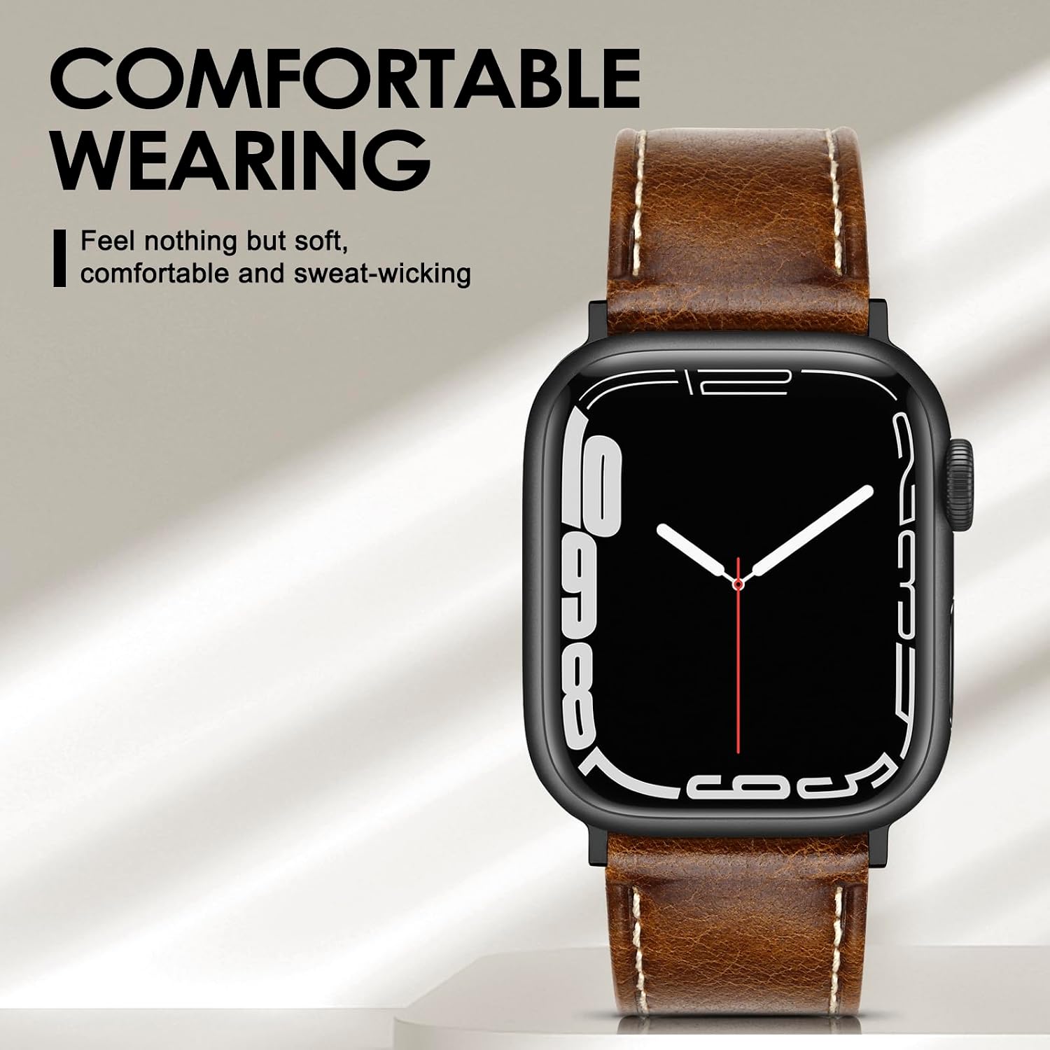 Thumbnail 2 de Tuocal Genuine Leather Strap 46mm
