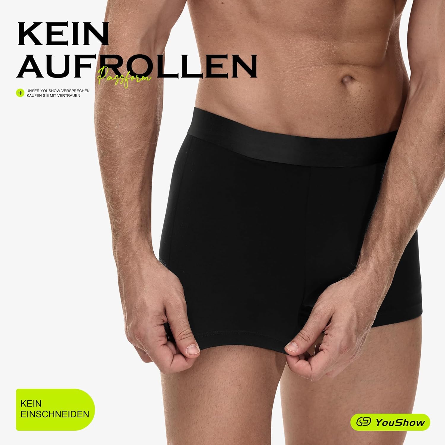 Thumbnail 2 de YouShow Boxershorts Herren im 6er Pack aus Baumwolle – Retroshorts ohne kratzendes Etikett