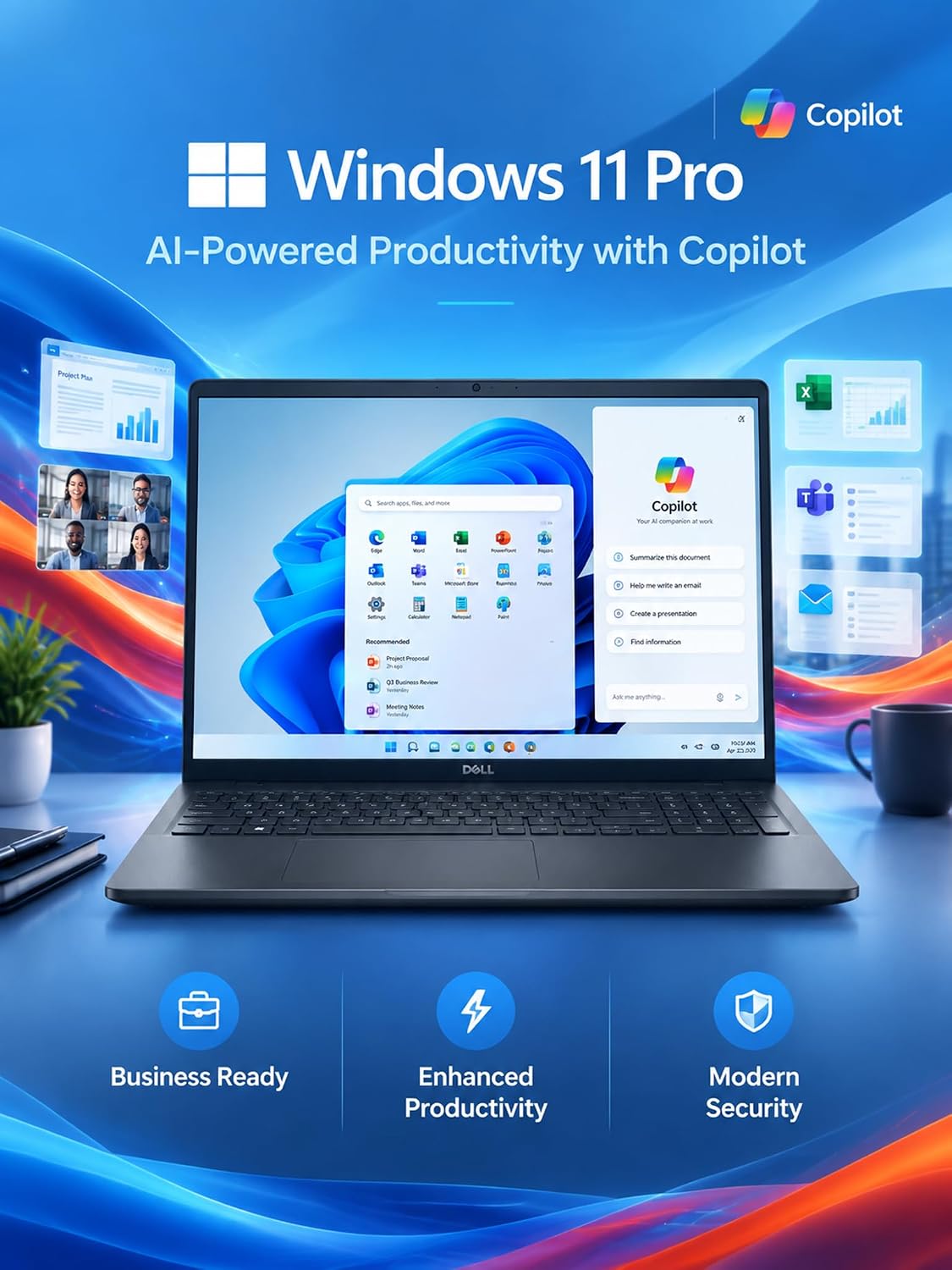 Detalle 1 de Dell Business Laptop, 16-inch touchscreen