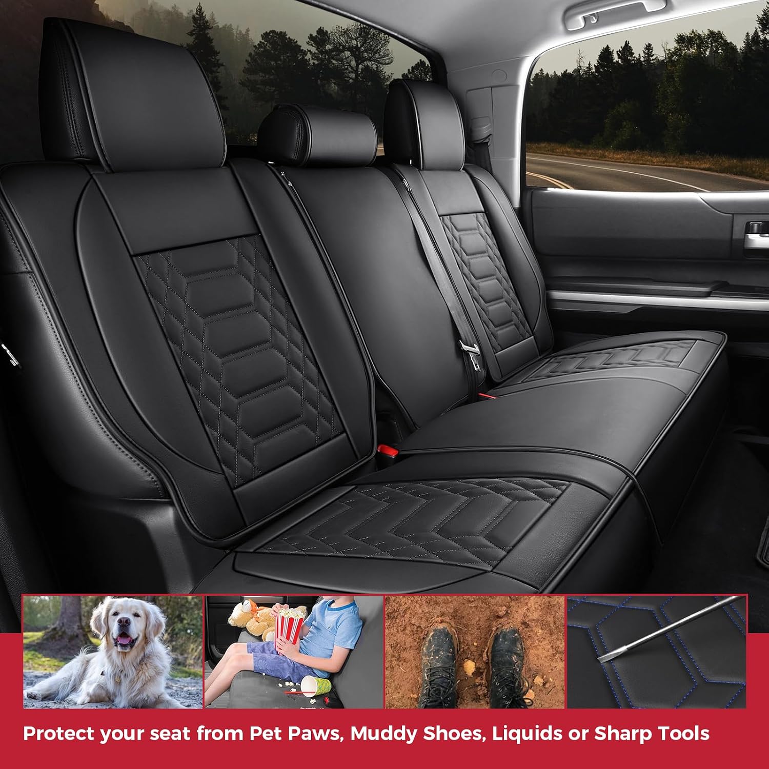 Thumbnail 6 de FREESOO Tundra Seat Covers 2014-2021