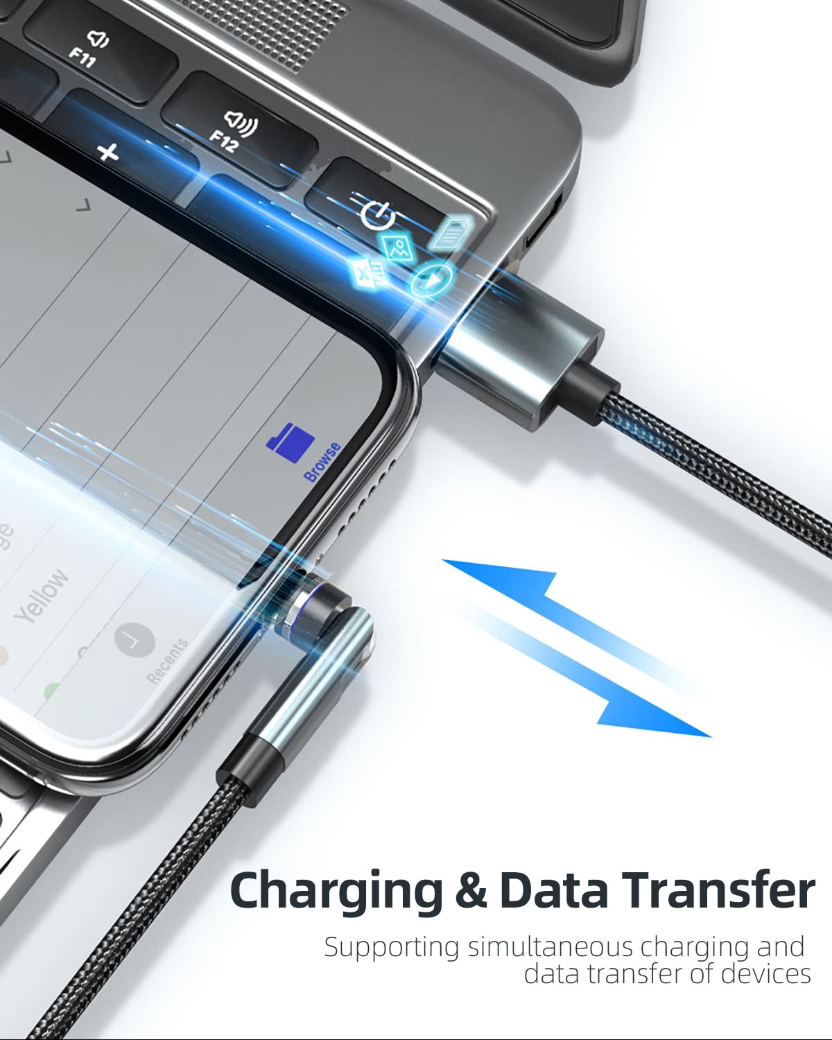 Thumbnail 4 de Kuulaa Magnetic Charging Cable 2 Pack 3A USB-C data cable