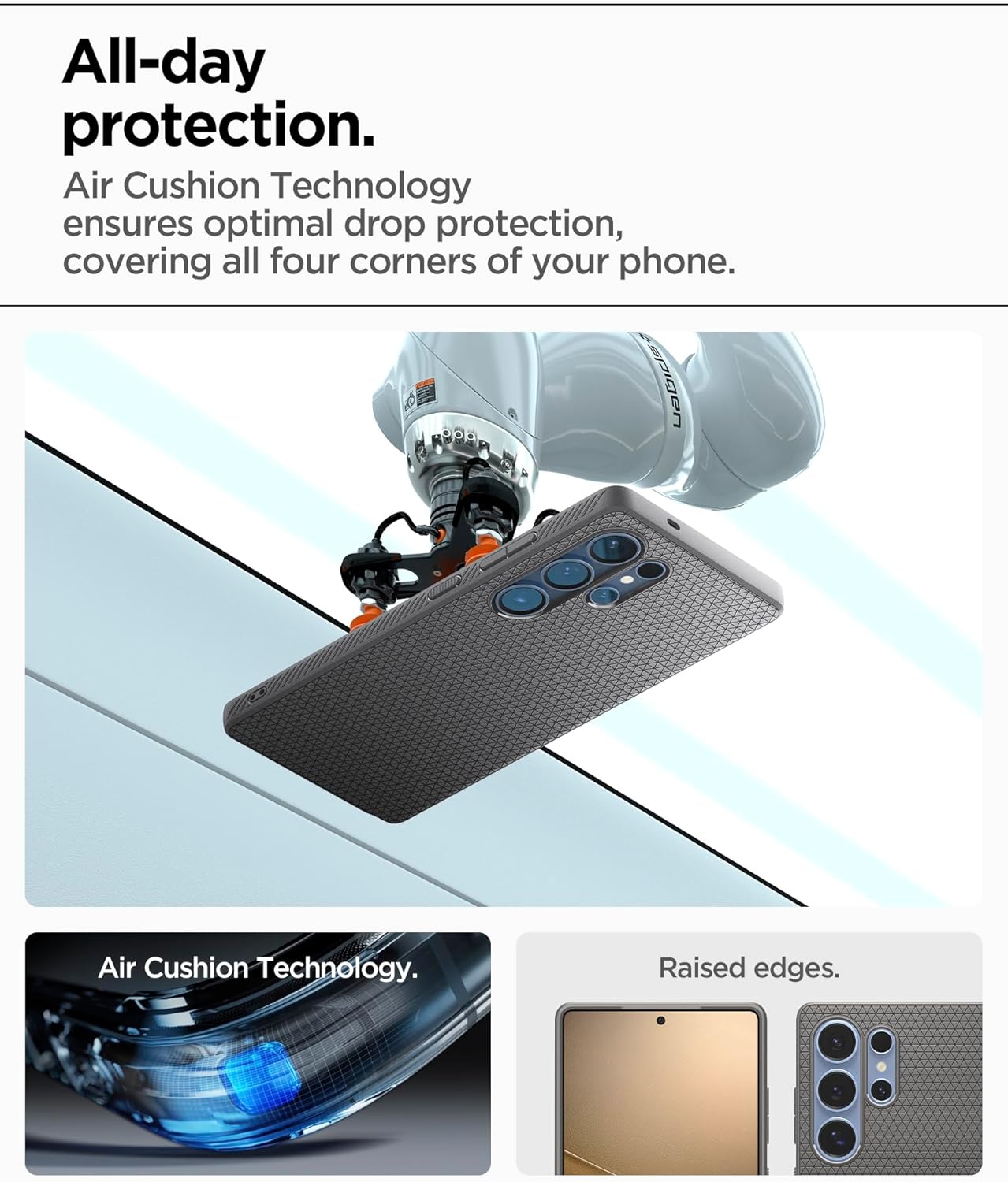 Thumbnail 5 de Spigen Liquid Air pour Samsung Galaxy S25 Ultra (coque) – Gris