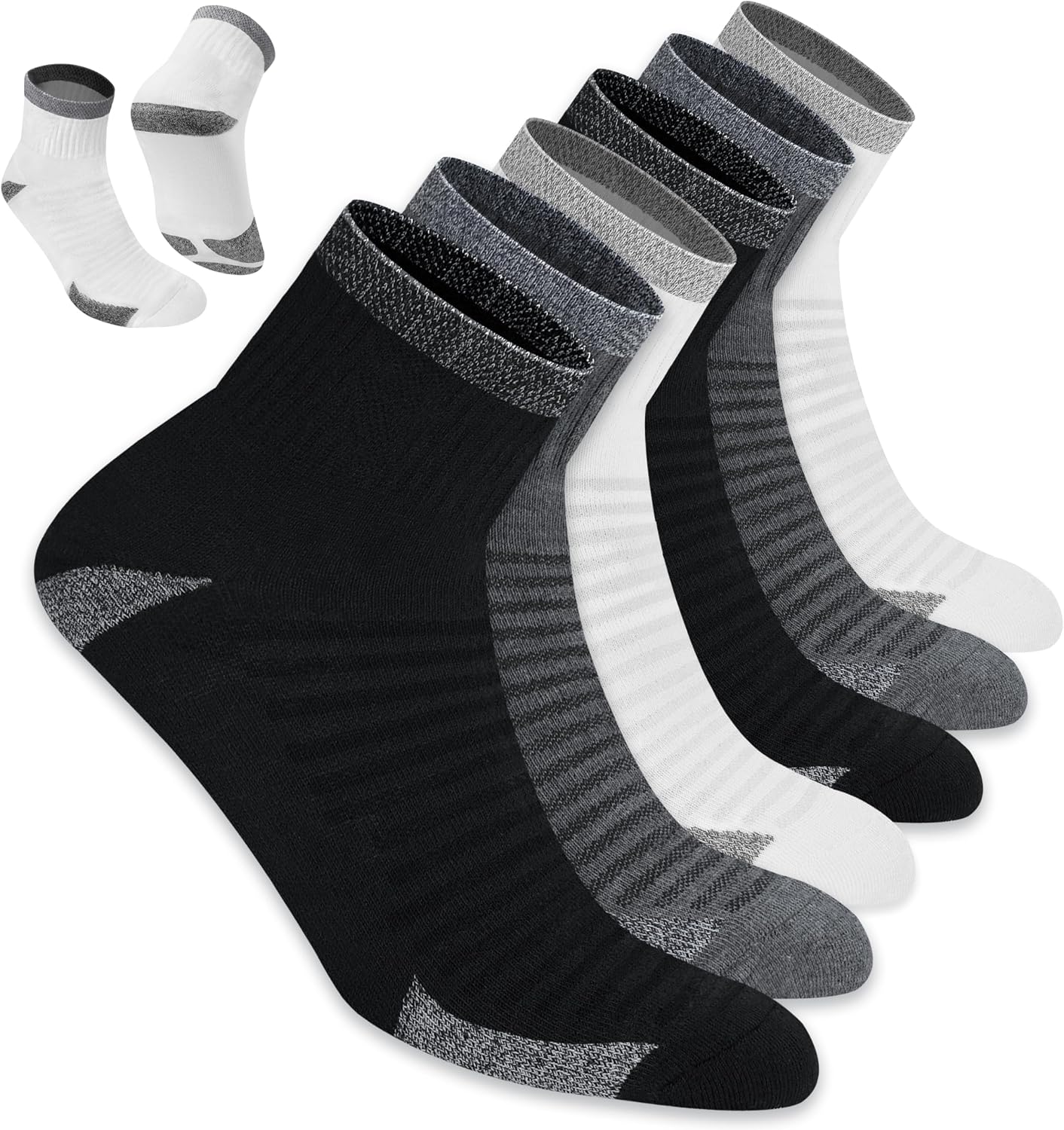 Detalle de BLITZSOX Calzini Sportivi Uomo Imbottiti 6 paia