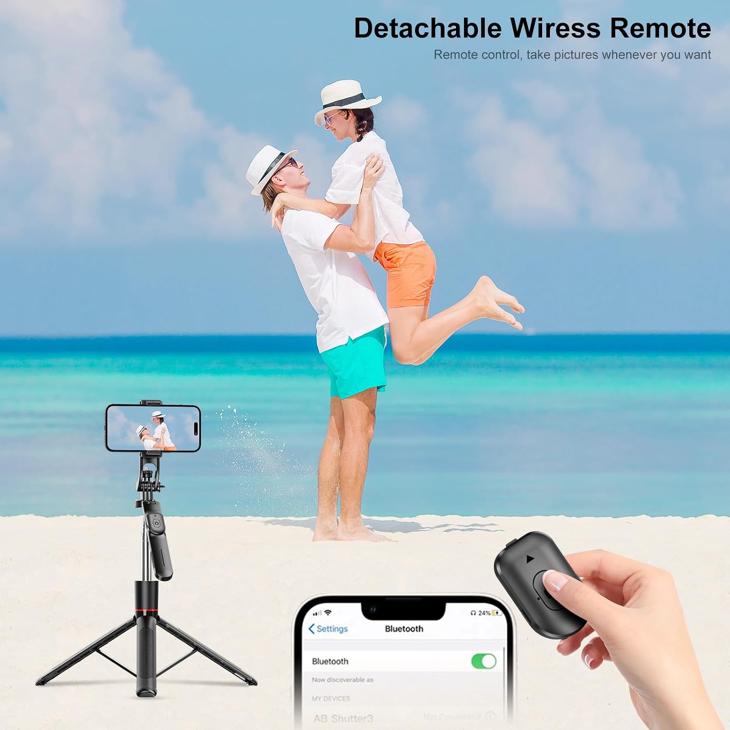 Thumbnail 5 de 67" Selfie Stick Tripod for iPhone — Extendable Stand