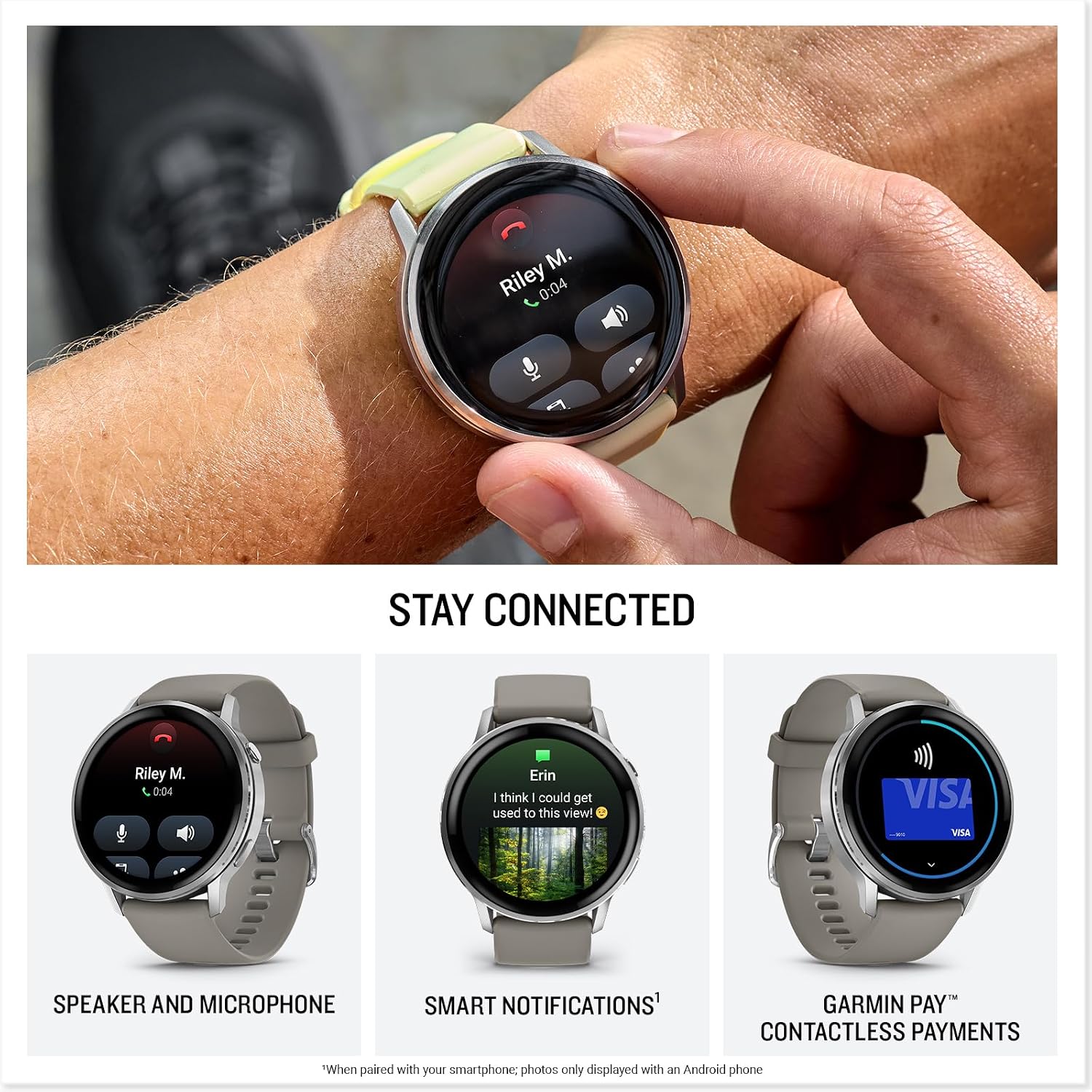 Detalle 2 de Garmin Venu 4 45mm GPS Smartwatch