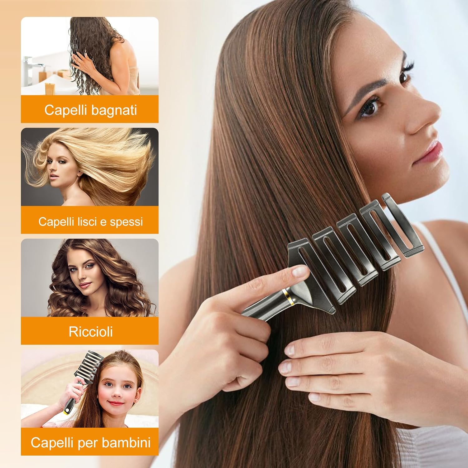 Thumbnail 2 de SHINLEA Spazzola Districante Ventilata per Capelli