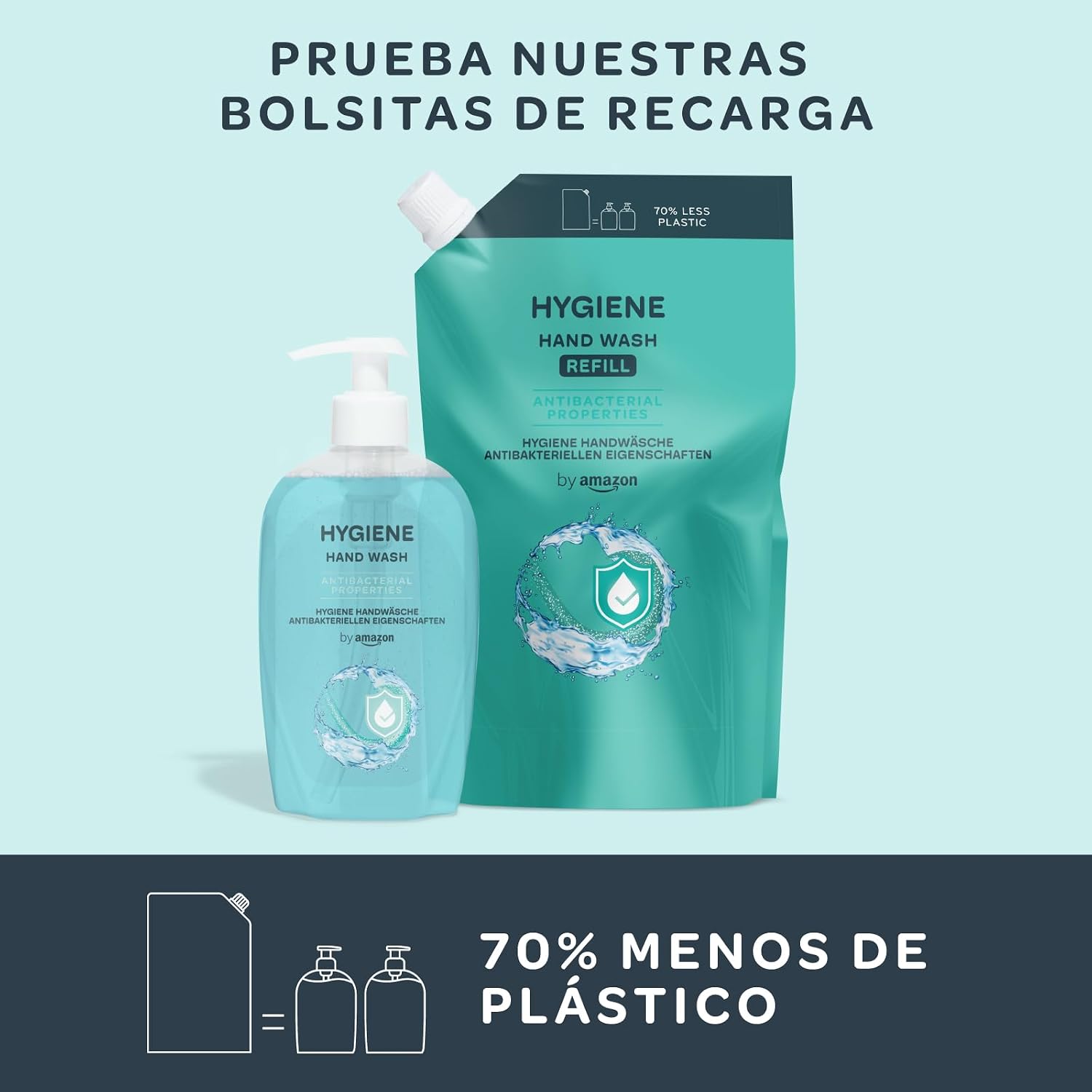 Thumbnail 4 de Amazon Jabón de manos higiénico 4x500 ml