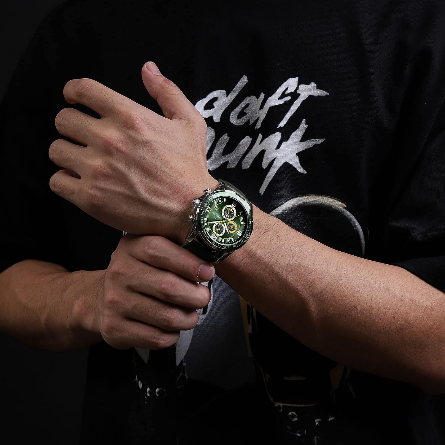 Thumbnail 5 de Naviforce Orologio sportivo cronografo analogico al quarzo da uomo — cinturino in pelle