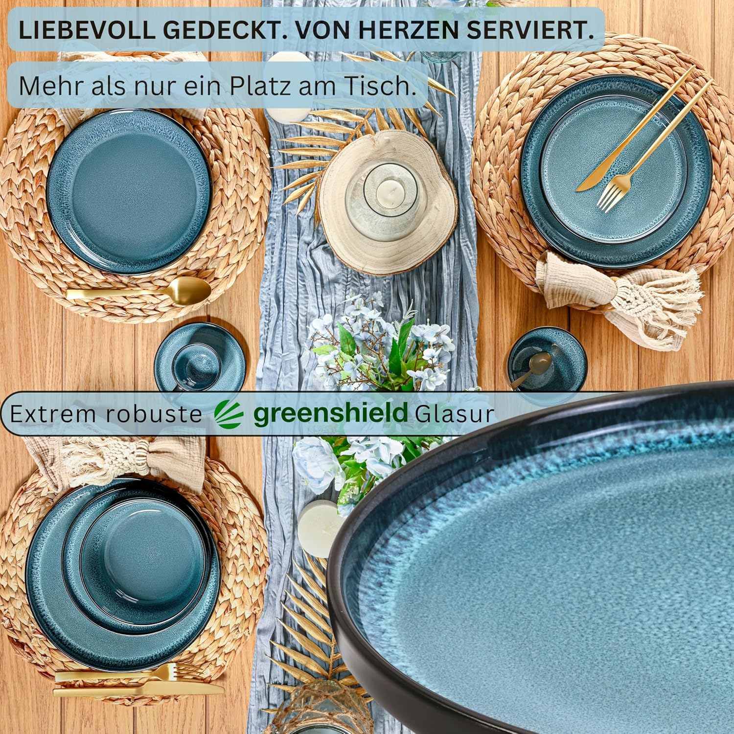 Thumbnail 2 de SÄNGER Vigo Dessertteller 6er Set Blau
