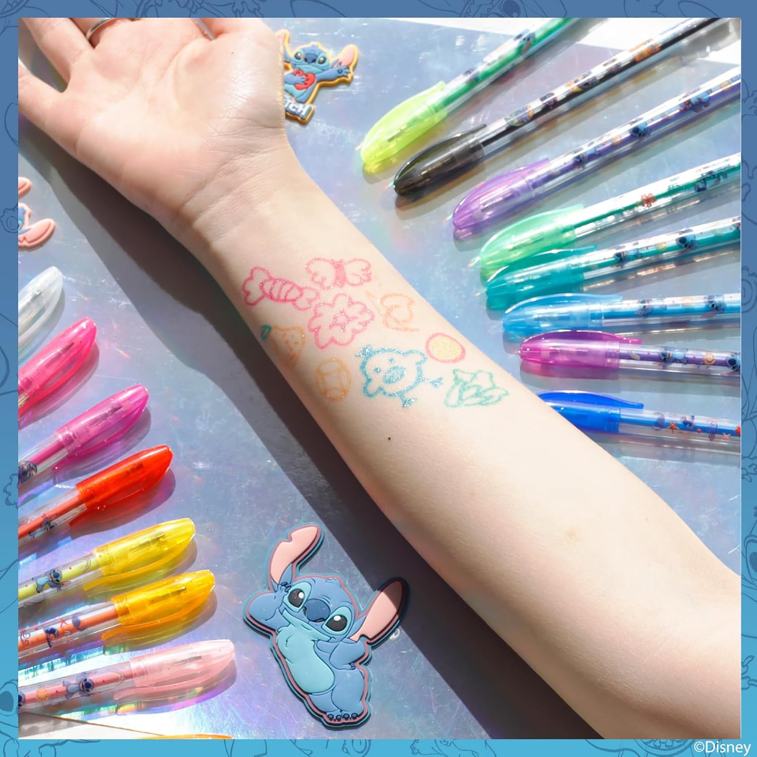 Thumbnail 2 de Townley Girl Disney Stitch Glitter Pen Set 16pc