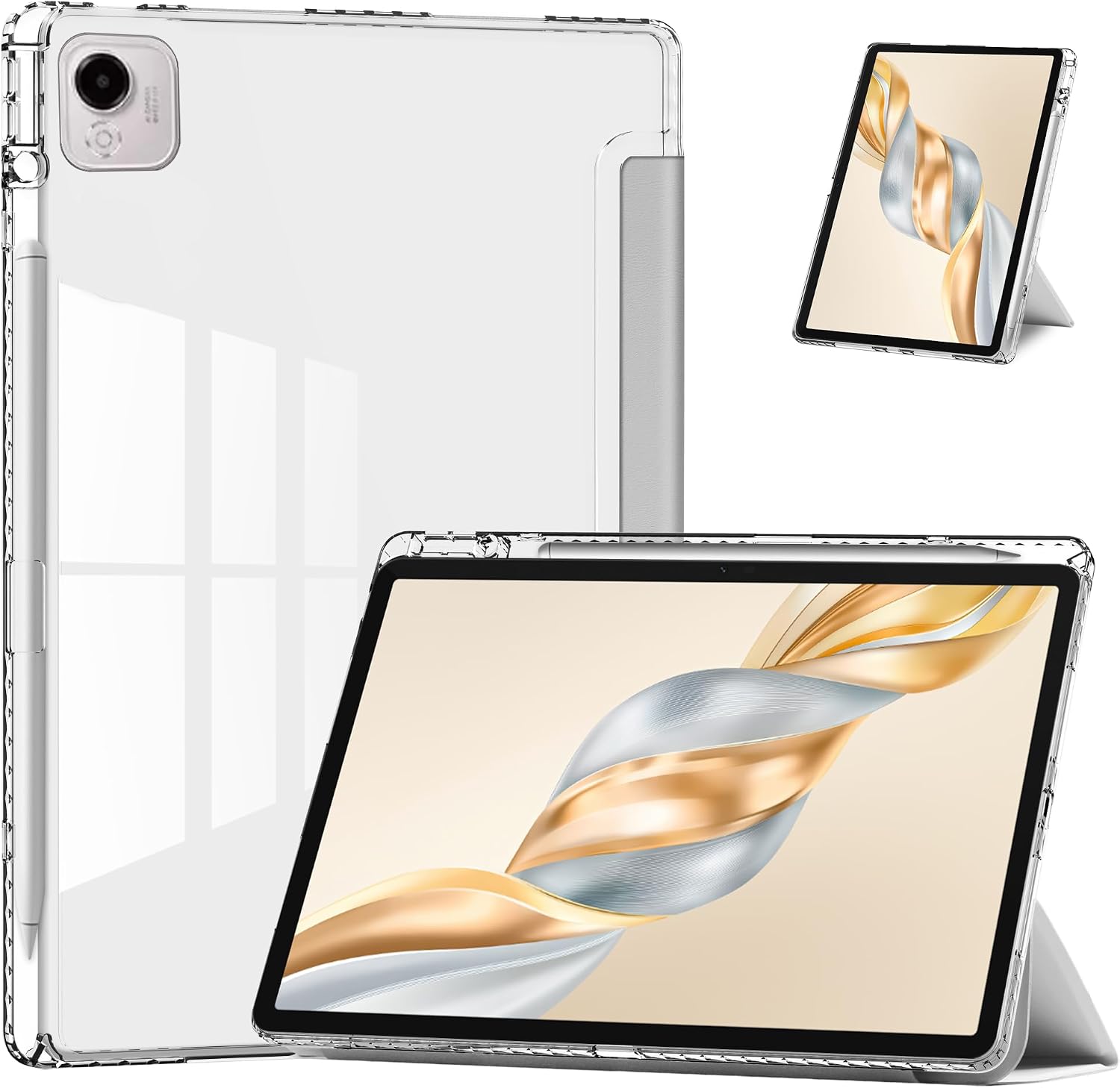 Detalle de FDHYFGDY Schutzhülle für Samsung Galaxy Tab S11 Ultra 14,6 Zoll – ultradünnes PU Case mit Auto Schlaf/Wach, Schwarz