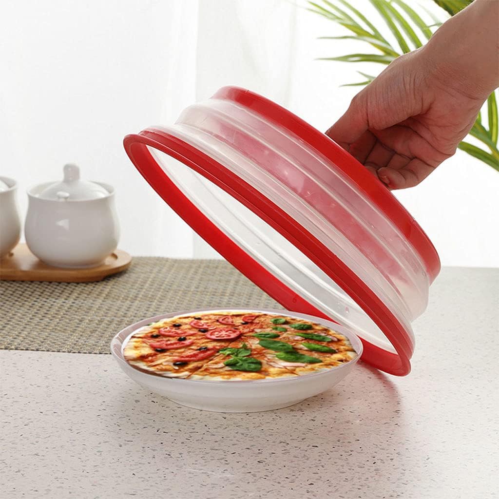 Thumbnail 4 de Collapsible Microwave Splatter Cover, 10.5 Inch – BPA-Free Silicone & Plastic (Beige Grey)