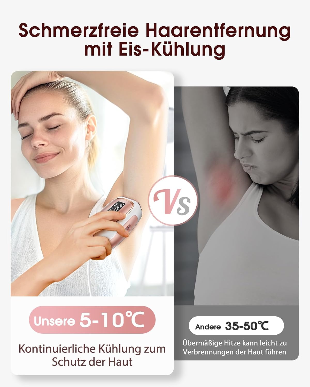 Thumbnail 1 de Haarlosy IPL Gerät zur Haarentfernung mit Kühlfunktion – 999,900 Lichtimpulse, 5 Energiestufen, für Damen und Herren