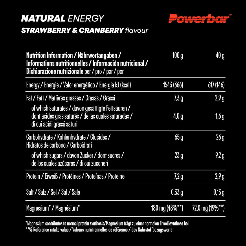 Thumbnail 6 de Powerbar Natural Energy Cereal 🍓🫙 Strawberry & Cranberry 18x40g