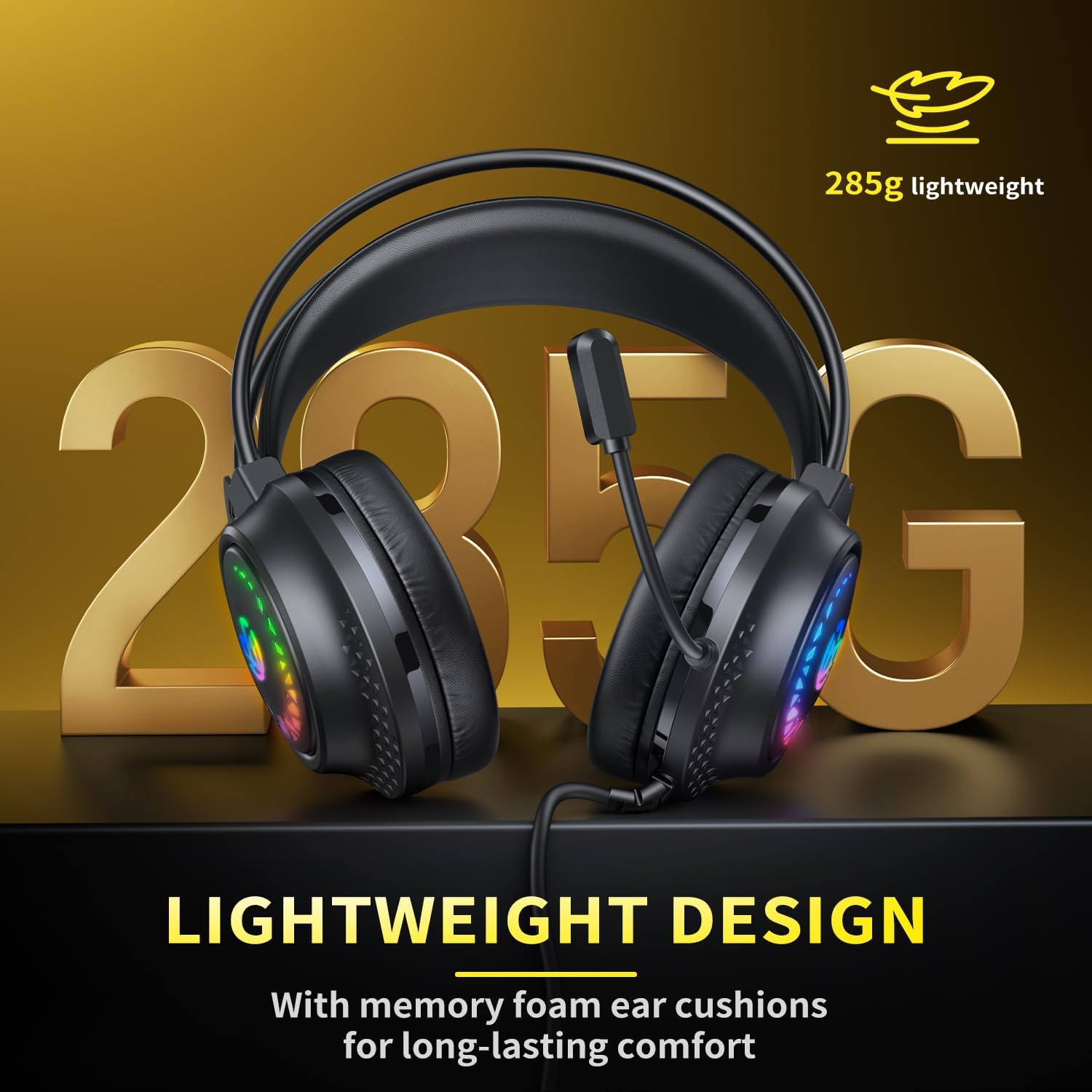 Thumbnail 6 de Tatybo Gaming Headset Wired stereo surround sound