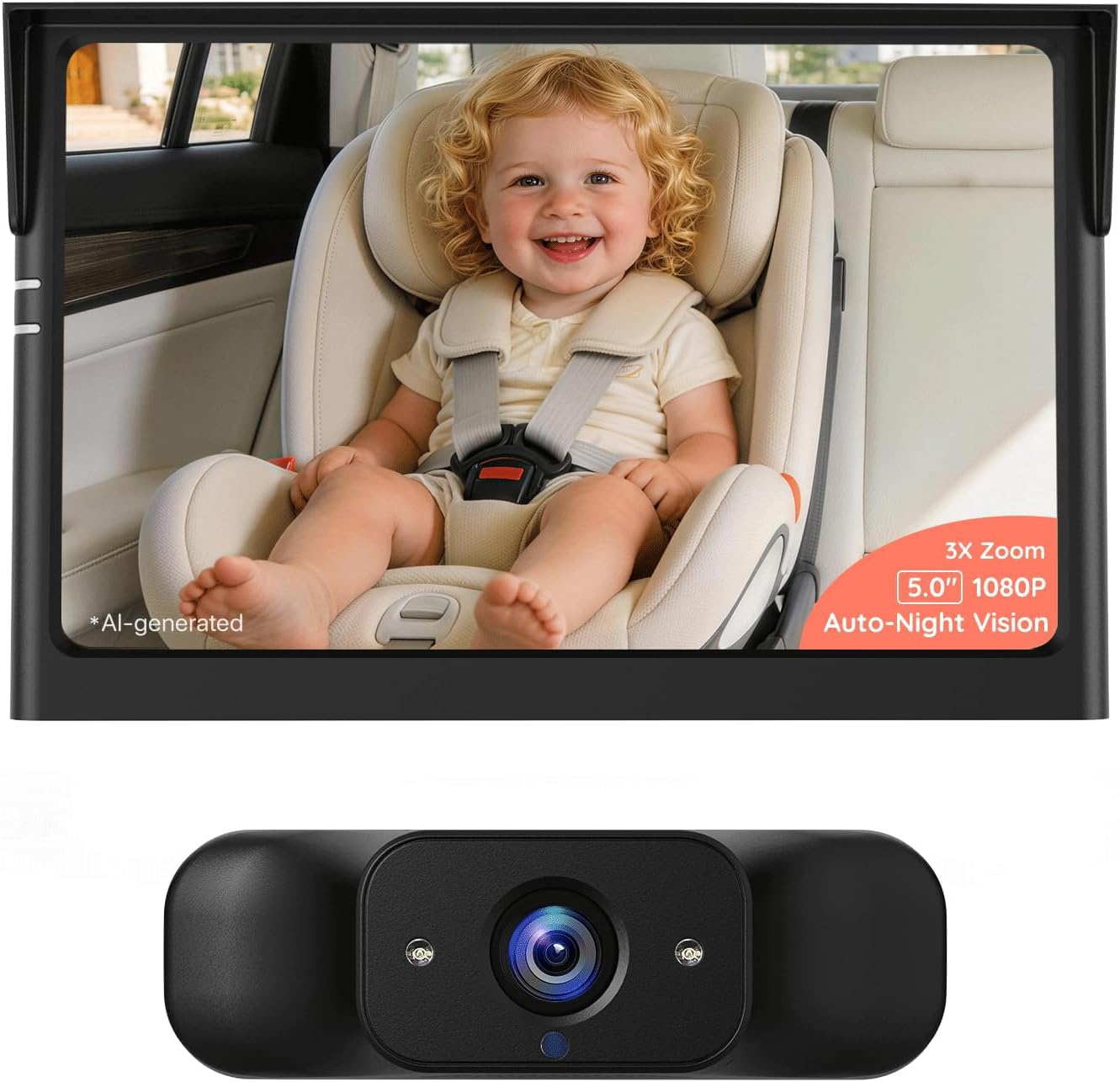 Detalle de LUCKVIEW Baby Car Camera BM1