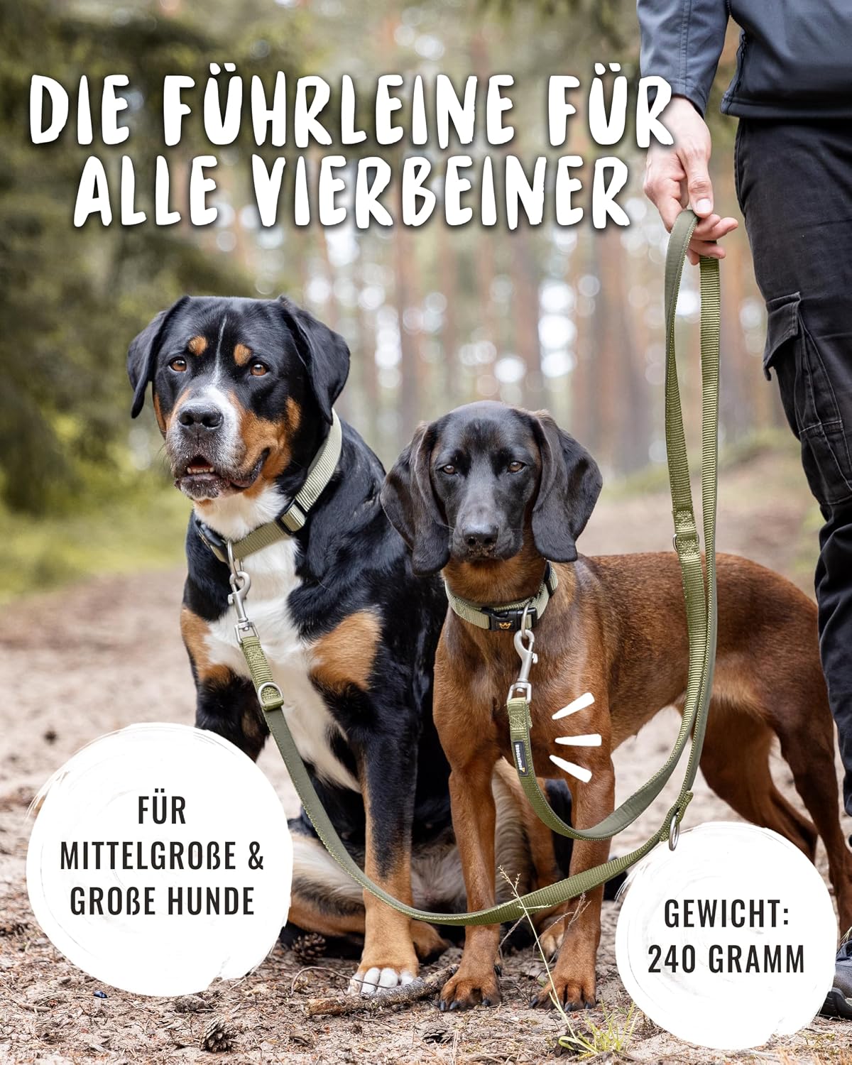 Thumbnail 5 de Rudelkönig Führleine Bella 2,30 m 🐕