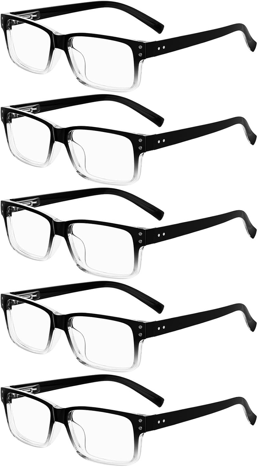 Detalle de Eyekepper Lesebrille mit Federscharnier 5er Set