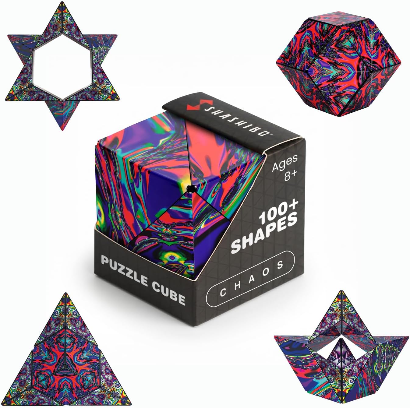 Detalle de Shashibo Cube Transformable 36 aimants 🧩