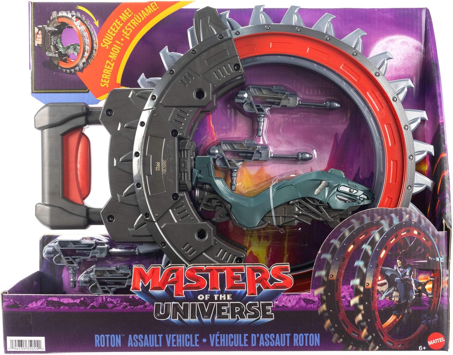Detalle de Masters of the Universe 2026 Roton Vehicle (5.5-Inch Scale) - 2 Blades, 4 Projectiles, Fits Origins Figures