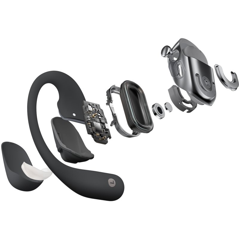 Detalle 2 de Shokz Openfit 2 Open-Ear Bluetooth Negro: ficha de compra para comprar con cabeza