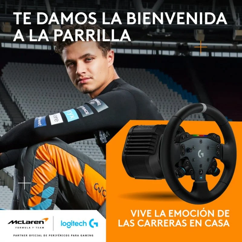 Detalle 2 de Logitech G RS50 System: Volante de simulación con accionamiento directo 8 N·m para PC, PS5 y PS4