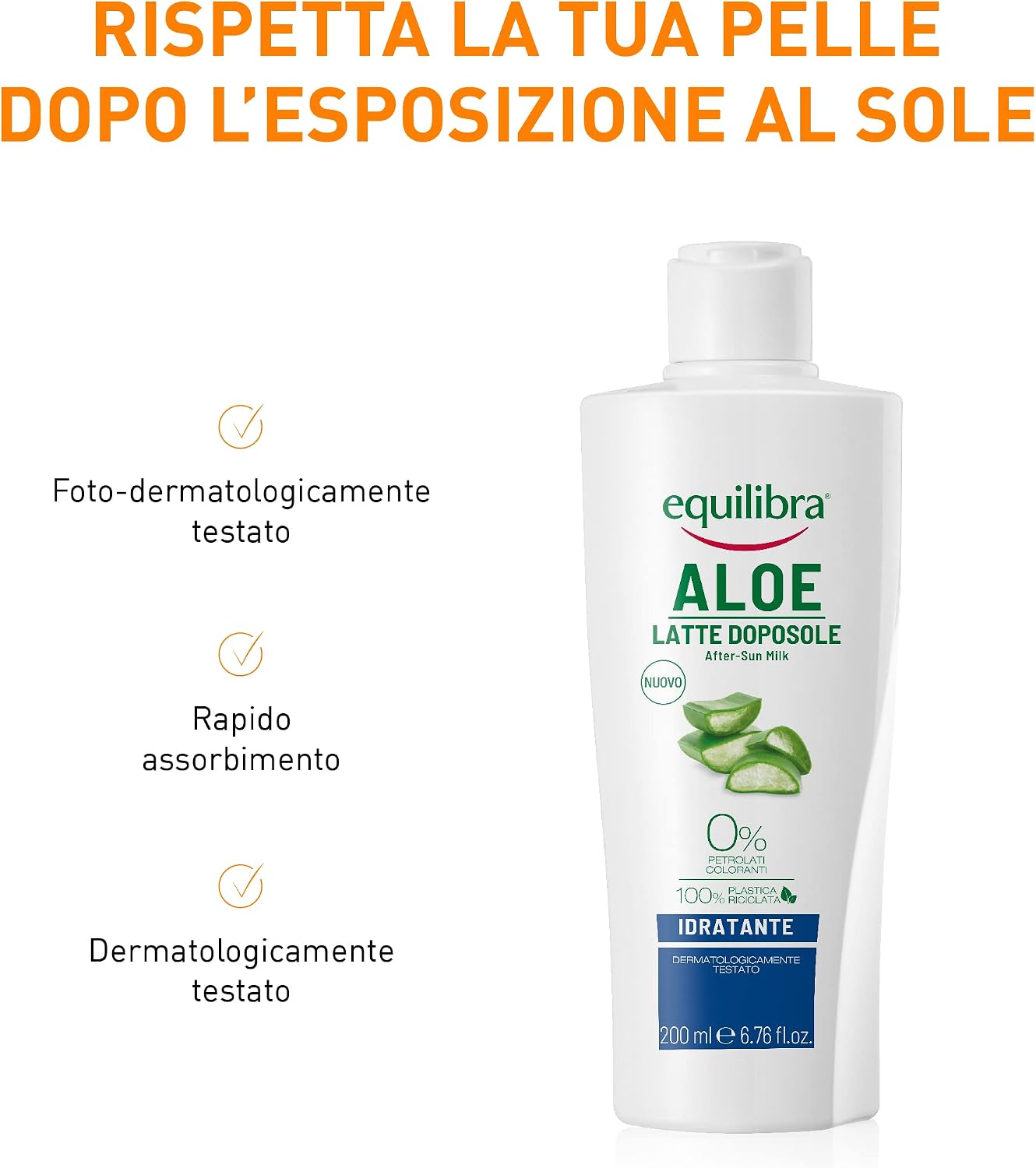Thumbnail 3 de equilibra Solari Aloe Latte Doposole Idratante 200 ml