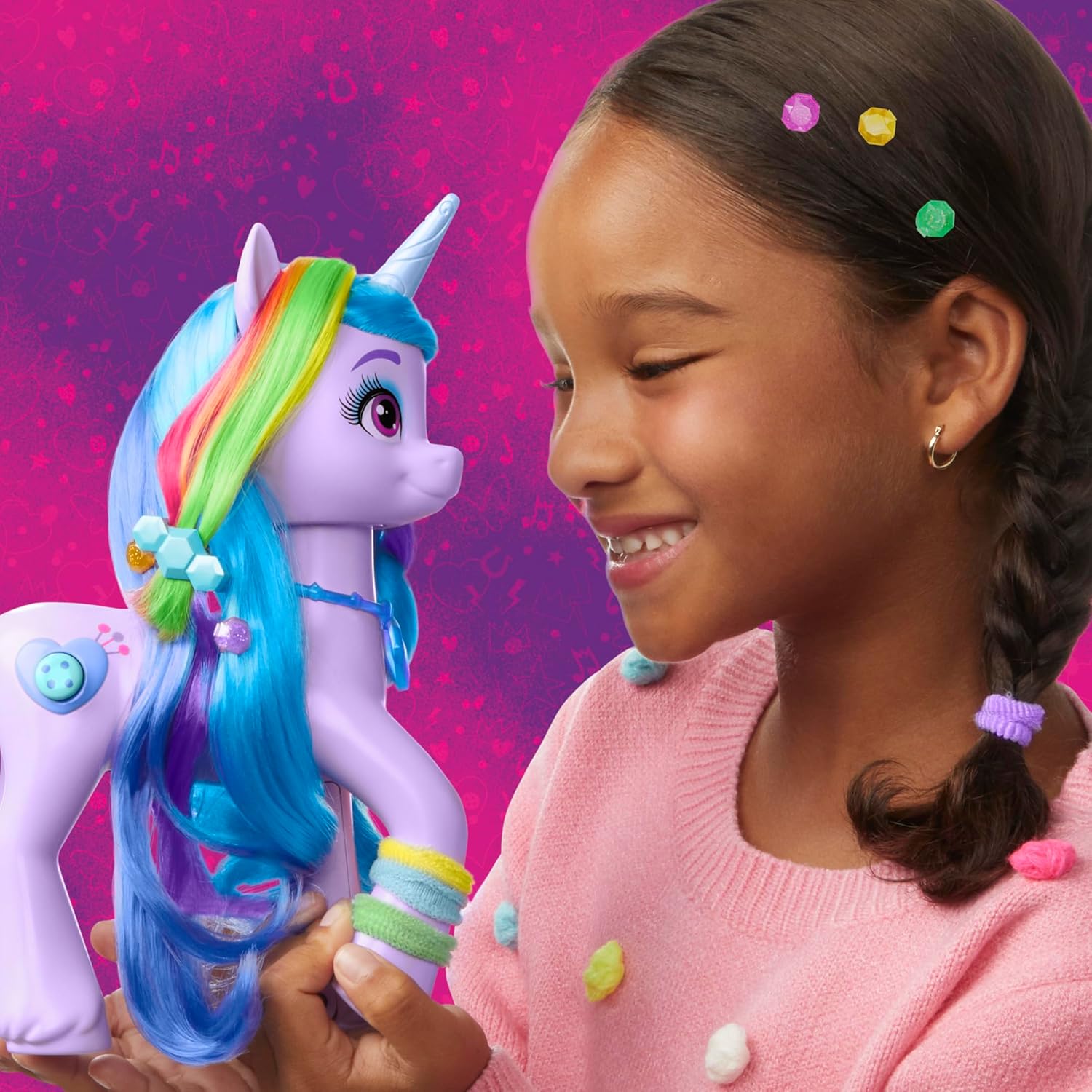 Thumbnail 6 de My Little Pony Izzy Moonbow Unicorno Interattivo
