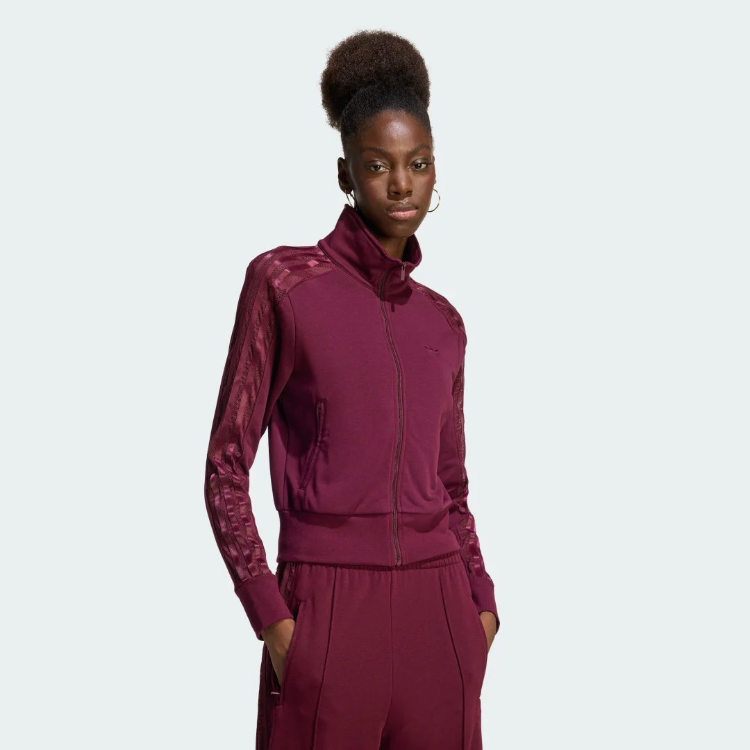 Detalle de Adidas CHAQUETA FIREBIRD burgundy