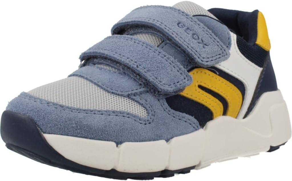 Detalle de Geox Jungen B Flexyper Mini BoySneaker – Atmungsaktiv und flexibel