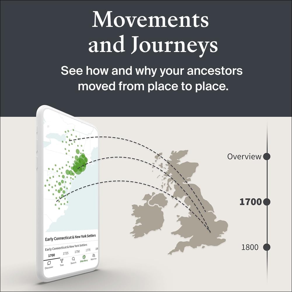 Detalle de AncestryDNA DNA test with 3,600+ regions