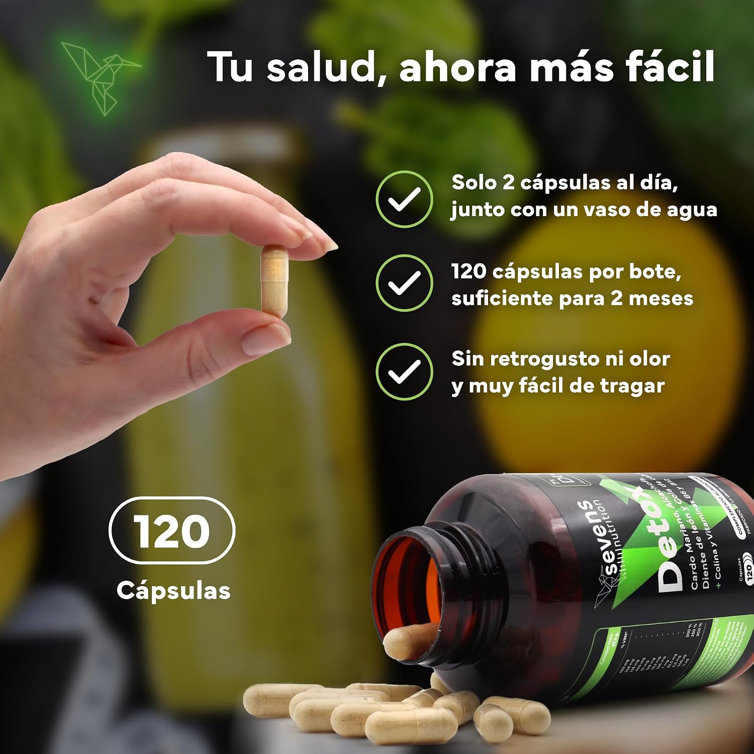 Thumbnail 4 de SEVENS NUTRITION Cardo Mariano 120 cápsulas