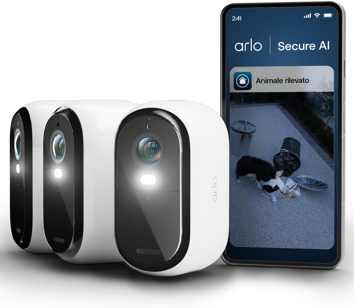 Detalle de Arlo Essential 3 HD videocamera esterna 6 mesi