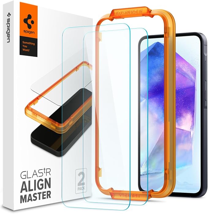 Detalle de Spigen AlignMaster Protector Pantalla Samsung Galaxy A55 5G