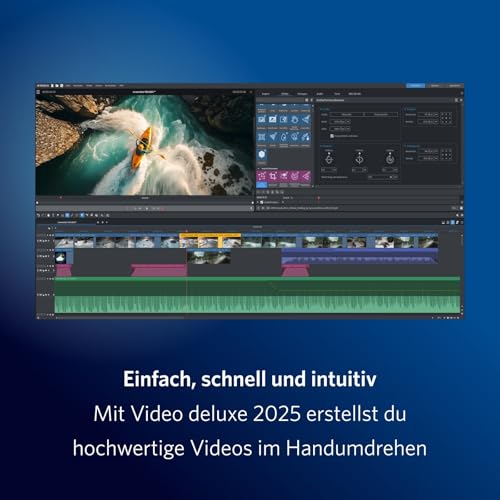 Detalle de MAGIX Video deluxe 2025 Premium – Videobearbeitung für Windows 10/11, 1 PC-Lizenz für 2 Geräte