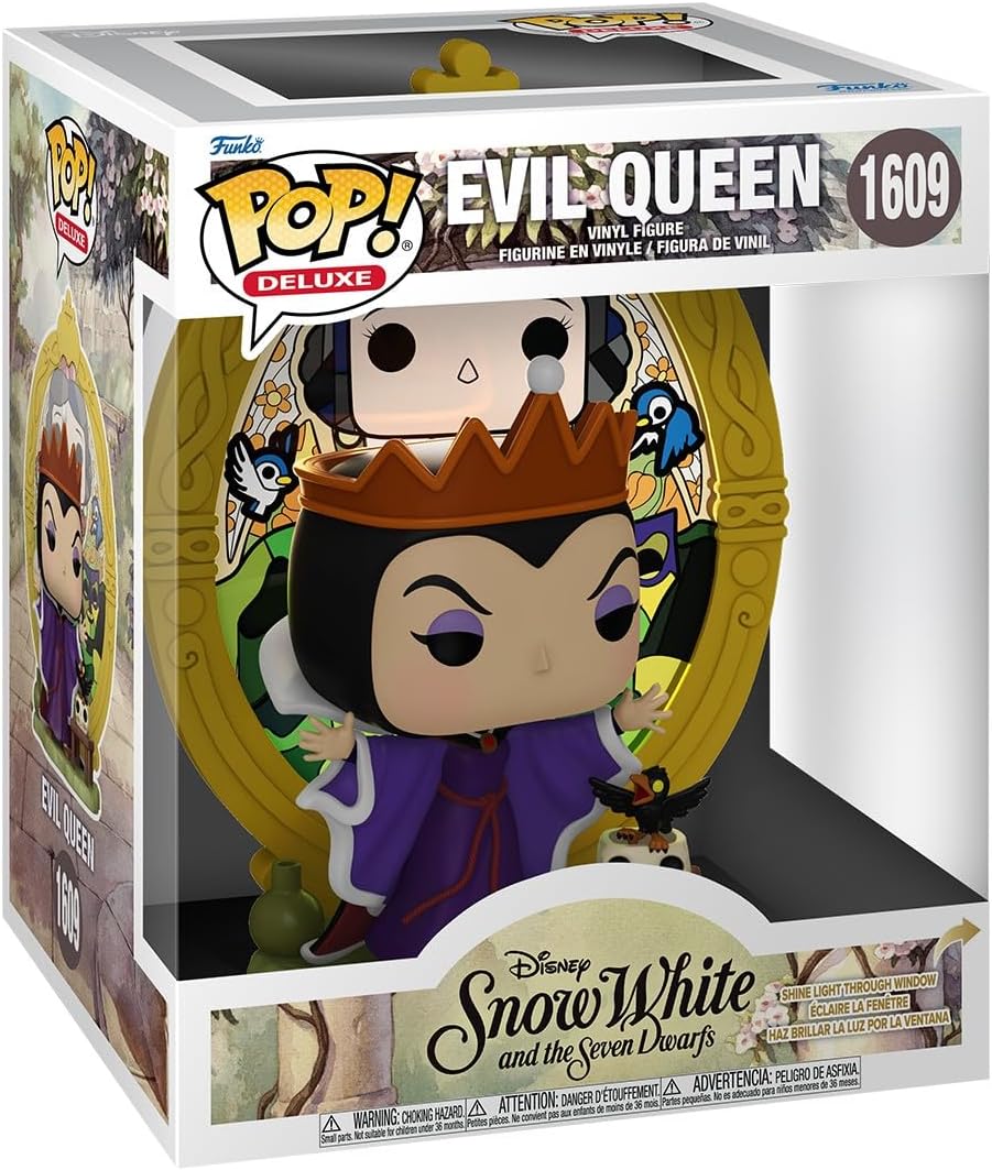 Funko Pop! Deluxe Evil Queen Stained Glass collectible figure