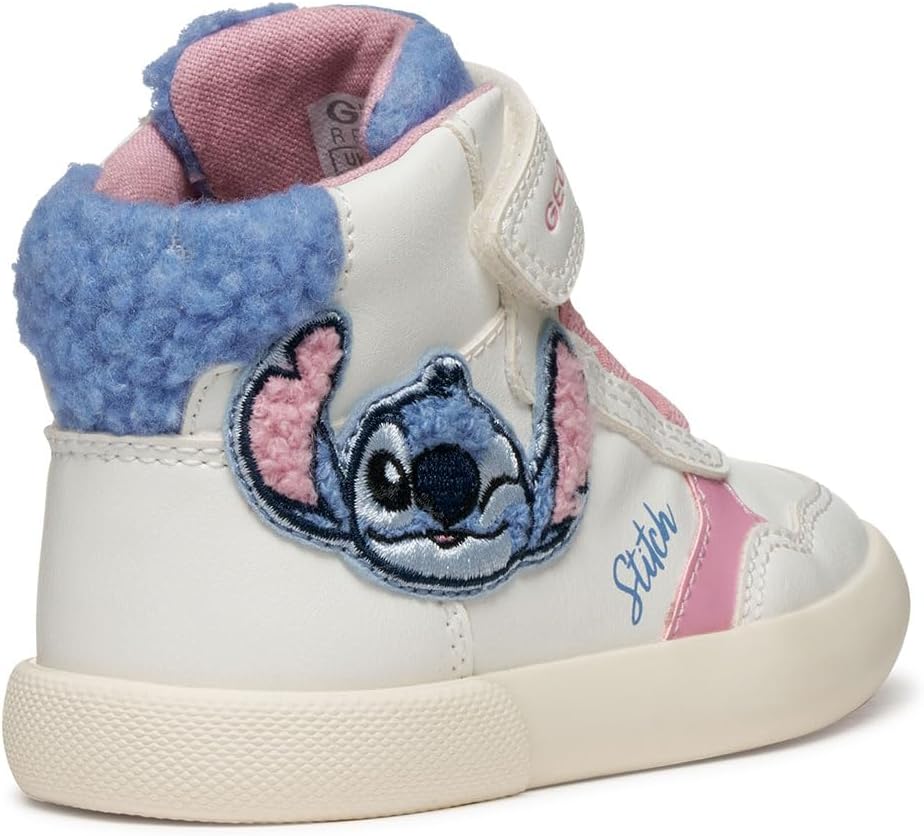 Detalle de Geox Baby Mädchen Gisli GirlSneaker – atmungsaktiv, leichter Einstieg und Zero Shock