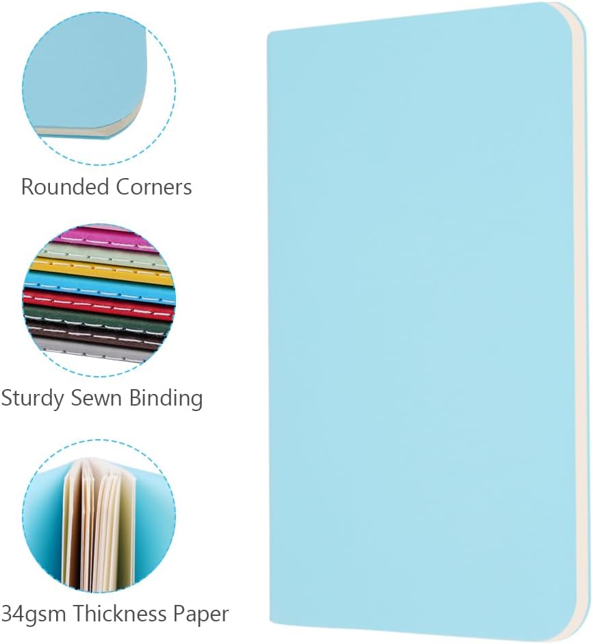 Thumbnail 2 de AOOSU Lot de 24 Cahiers A6 14 x 9 cm 📓