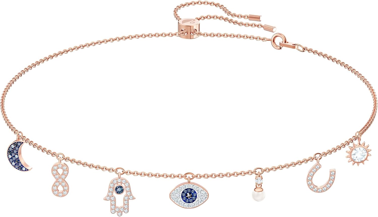 Detalle 2 de Swarovski Colgante Symbolica ojo turco azul 💍