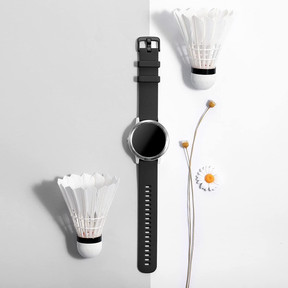 Thumbnail 1 de Vobafe 20mm strap for Garmin Vivoactive 3 watch